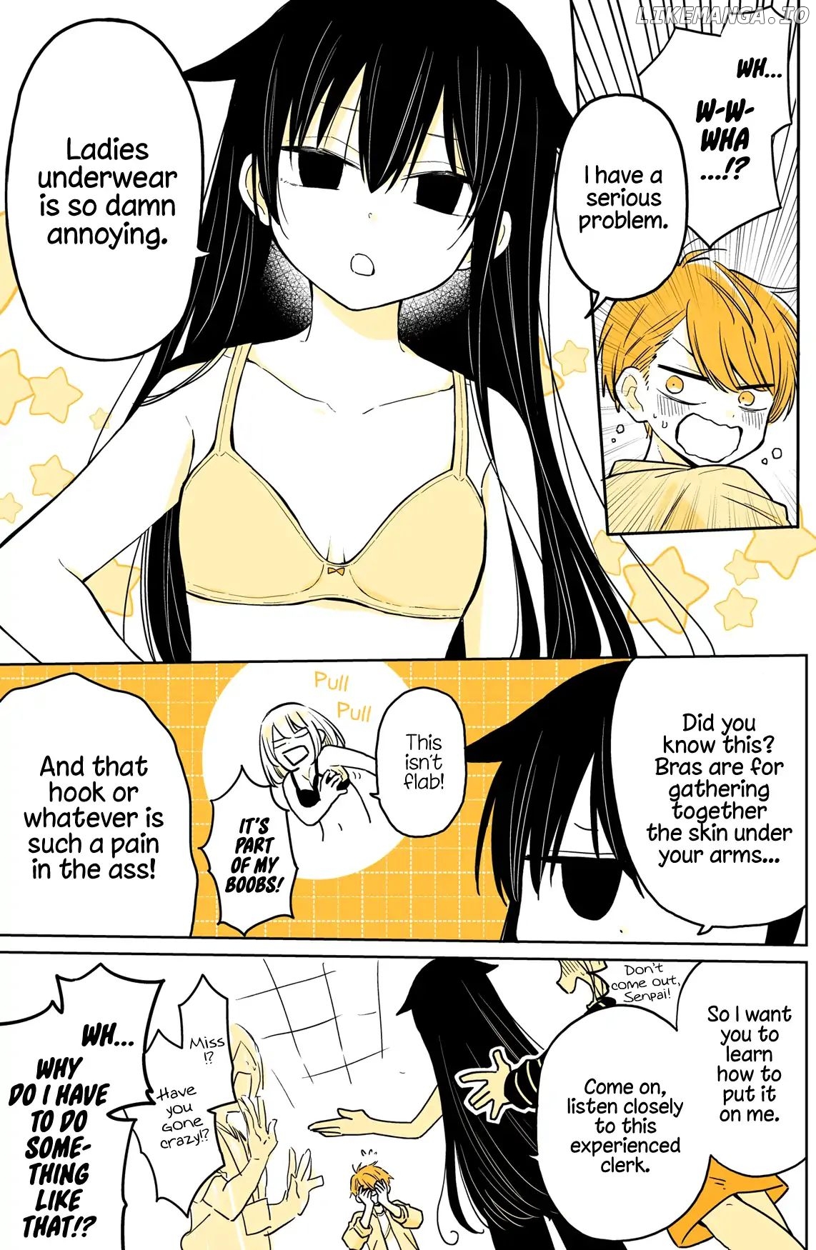 About A Lazy High School Guy Who Woke Up As A Girl One Morning chapter 10.5 - page 2