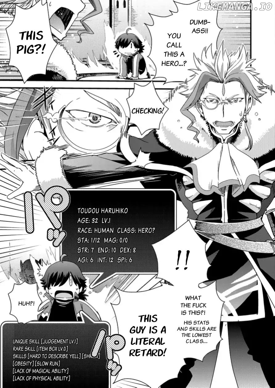 Isekai Shoukan-sareta ga Kyousei Soukan-sareta Ore ha shikatanaku yaseru koto ni shita. chapter 1 - page 10
