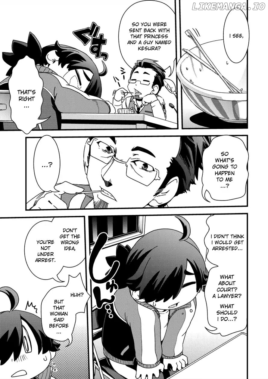 Isekai Shoukan-sareta ga Kyousei Soukan-sareta Ore ha shikatanaku yaseru koto ni shita. chapter 7 - page 9