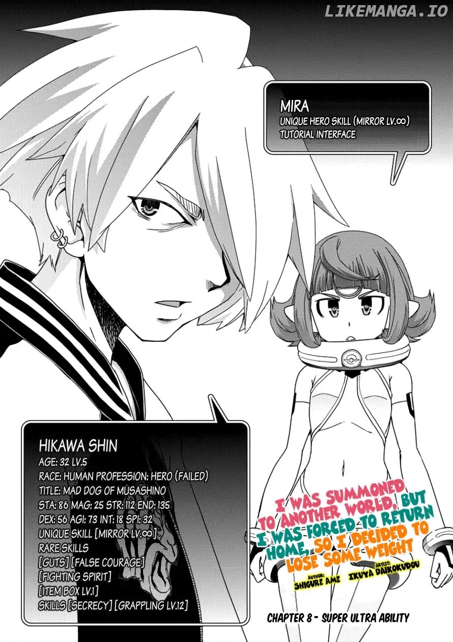 Isekai Shoukan-sareta ga Kyousei Soukan-sareta Ore ha shikatanaku yaseru koto ni shita. chapter 8 - page 3