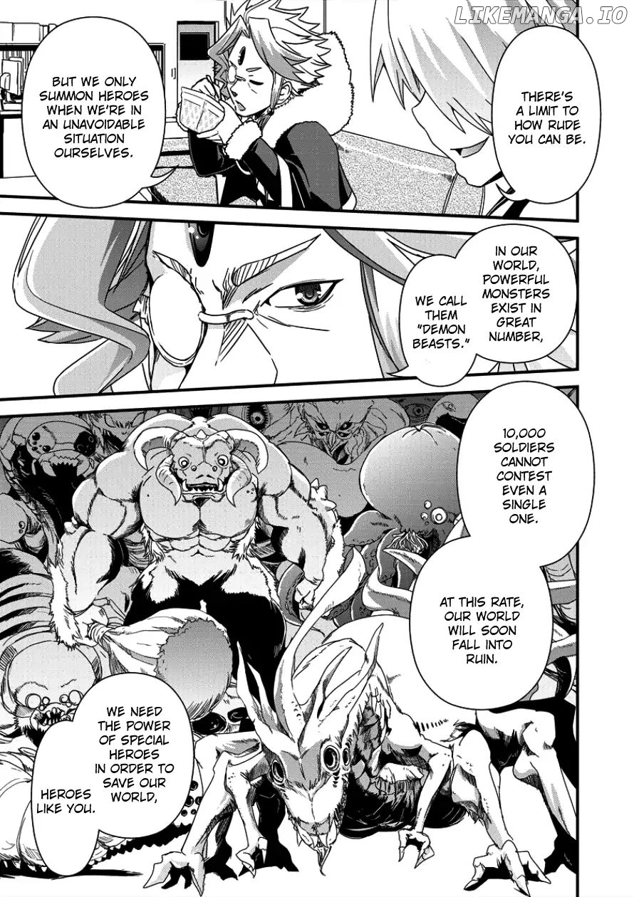 Isekai Shoukan-sareta ga Kyousei Soukan-sareta Ore ha shikatanaku yaseru koto ni shita. chapter 8 - page 5