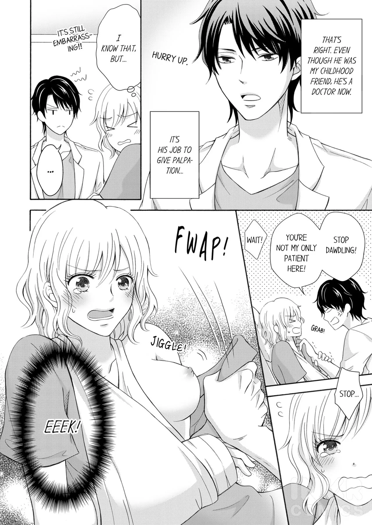 My Childhood Friend is a Perverted Doctor - This is Not a Palpation, He’s Fondling Me! Chapter 1 - page 9