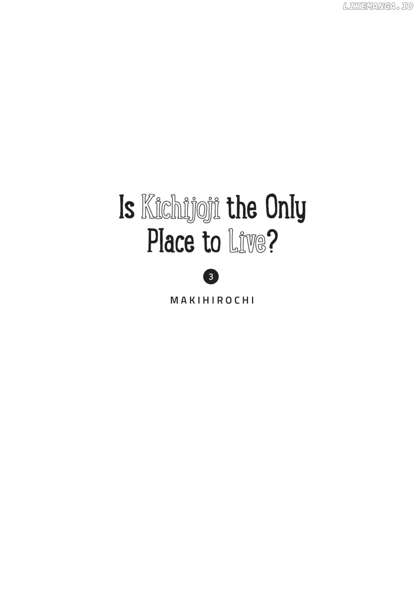 Is Kichijoji the Only Place to Live? chapter 11 - page 2