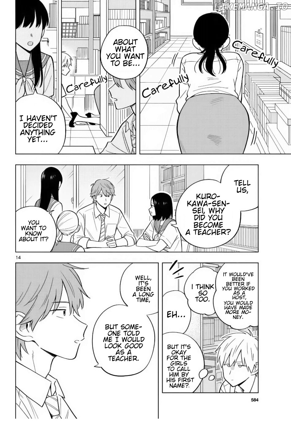 The Teacher Can Not Tell Me Love chapter 39 - page 16