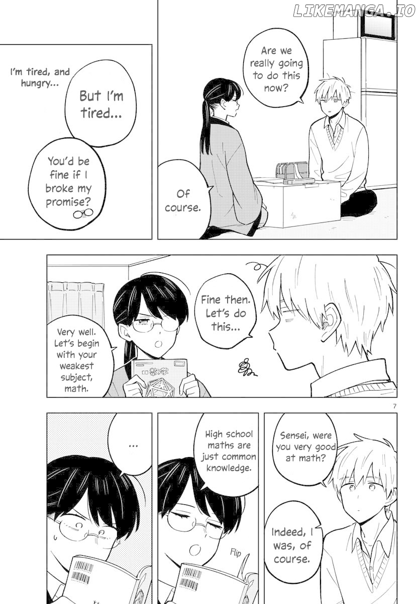 The Teacher Can Not Tell Me Love chapter 24 - page 7