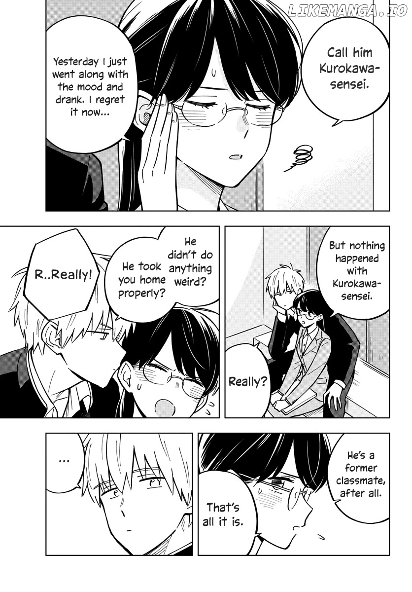 The Teacher Can Not Tell Me Love chapter 28 - page 11