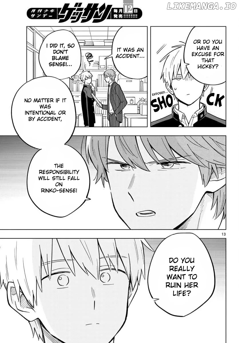 The Teacher Can Not Tell Me Love chapter 29 - page 13