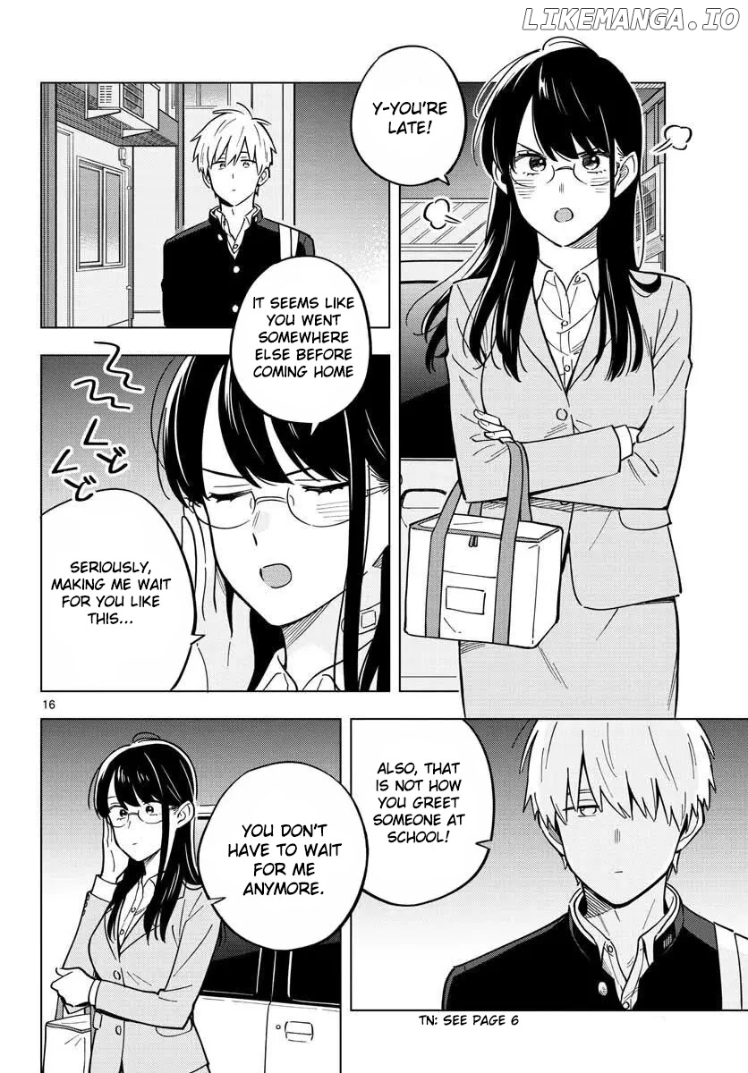 The Teacher Can Not Tell Me Love chapter 29 - page 16