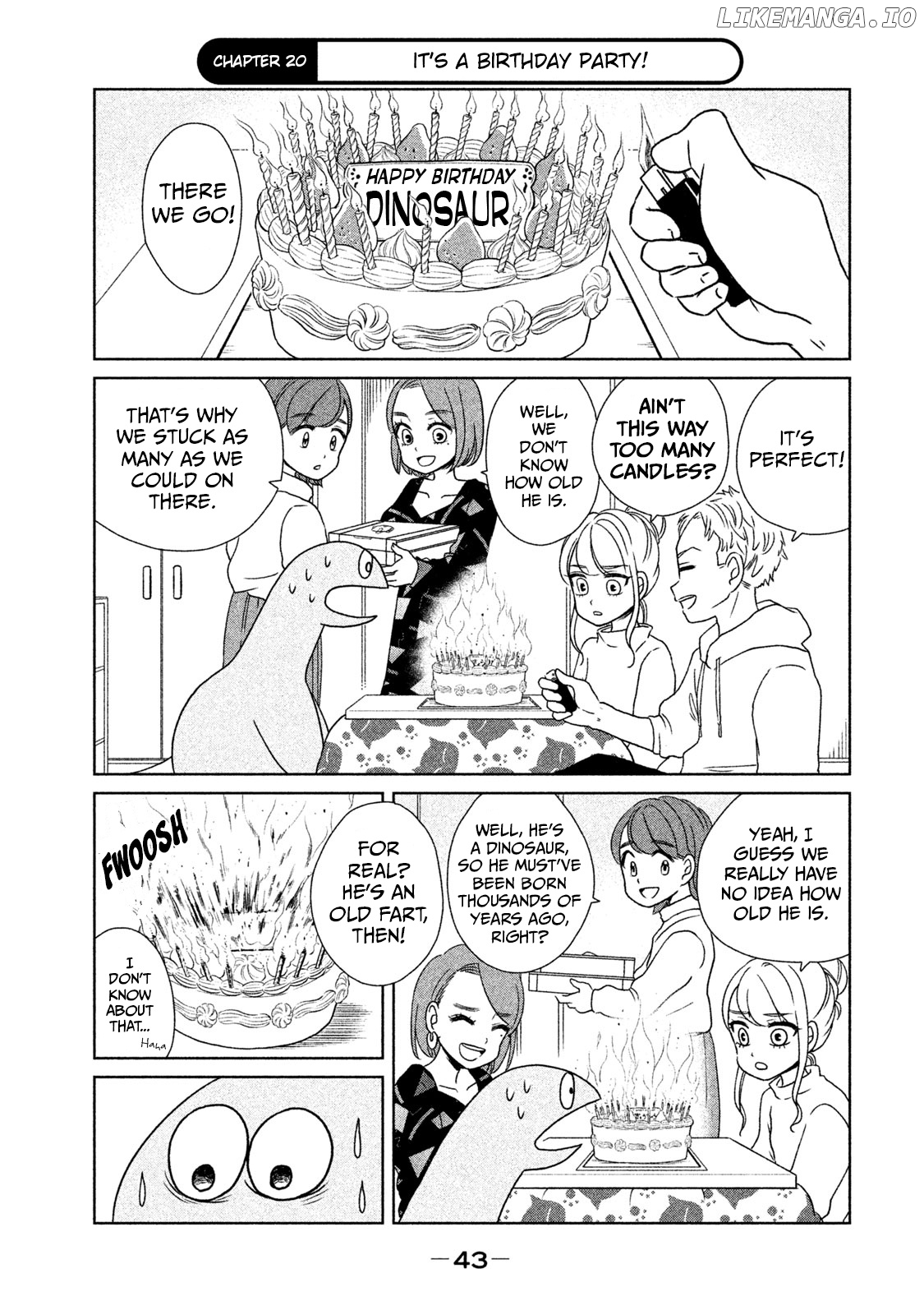 Gyaru and Dinosaur chapter 20 - page 1