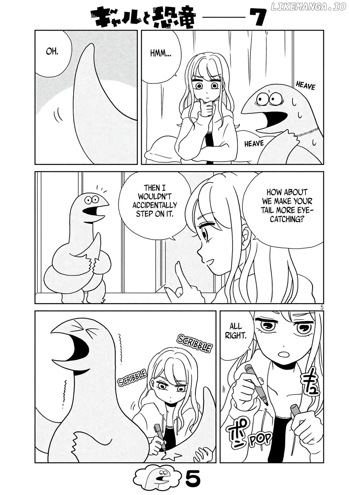 Gyaru and Dinosaur chapter 7 - page 5