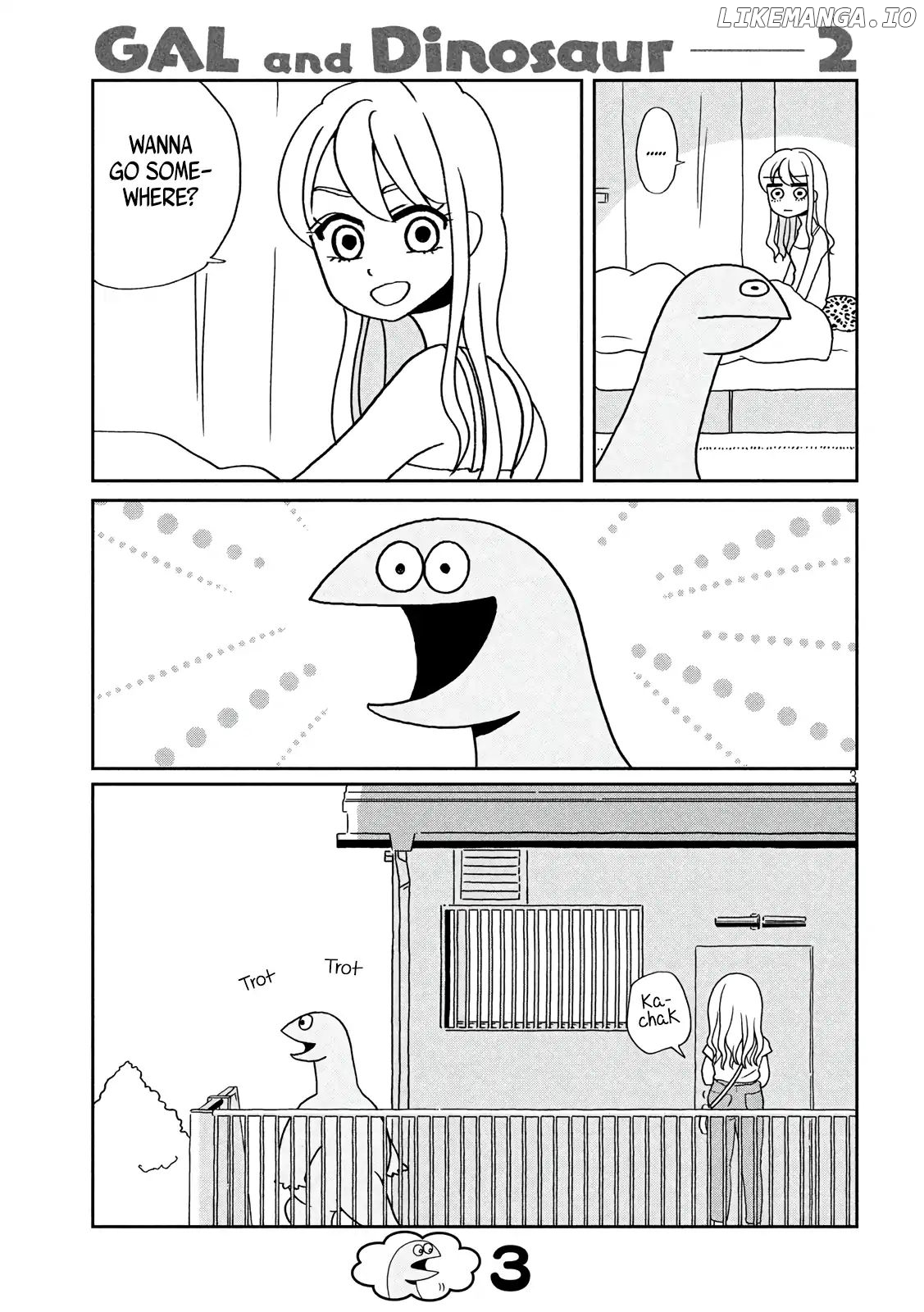 Gyaru and Dinosaur chapter 2 - page 3