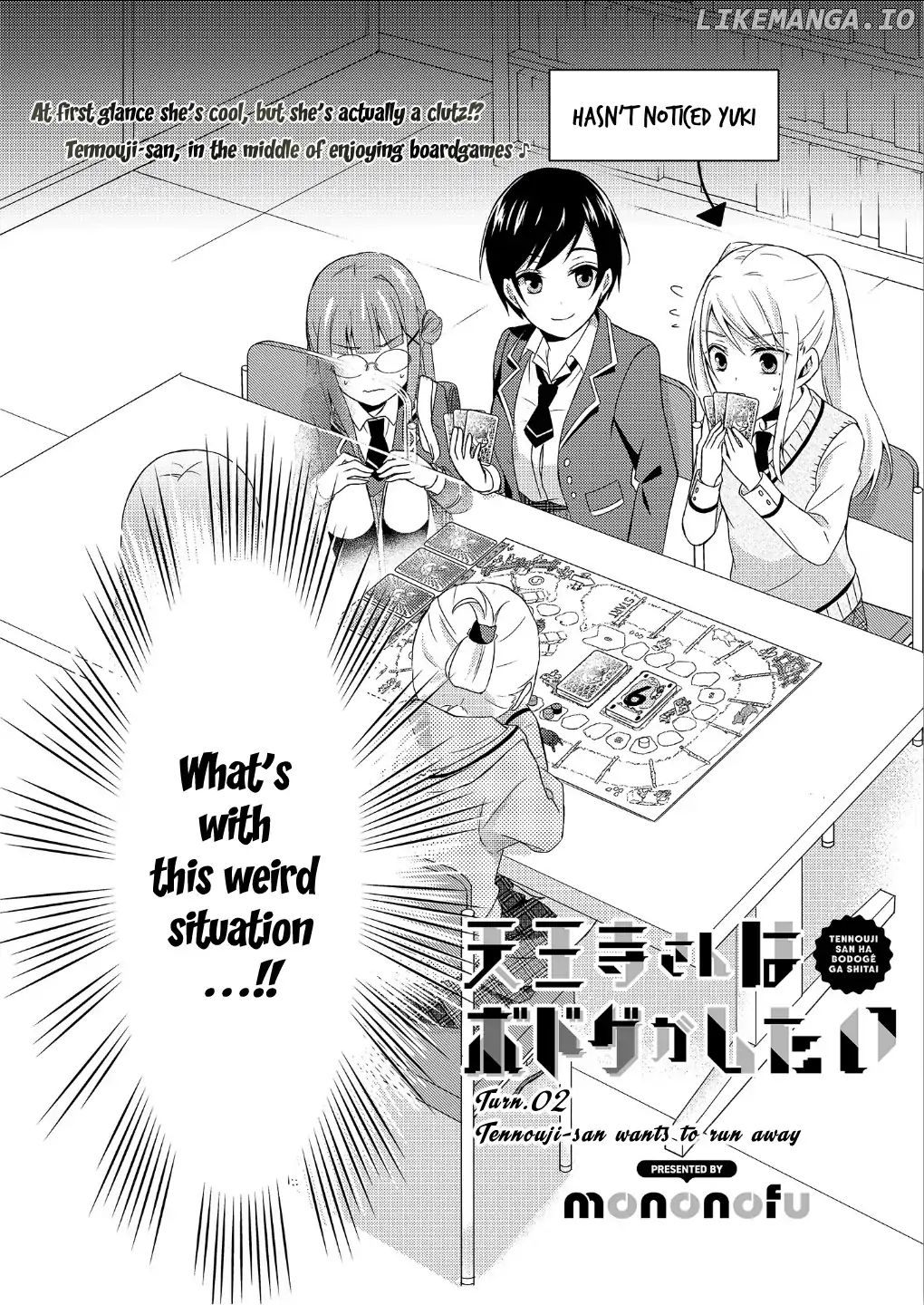 Tennouji-San Wants To Play Boardgames chapter 2 - page 2