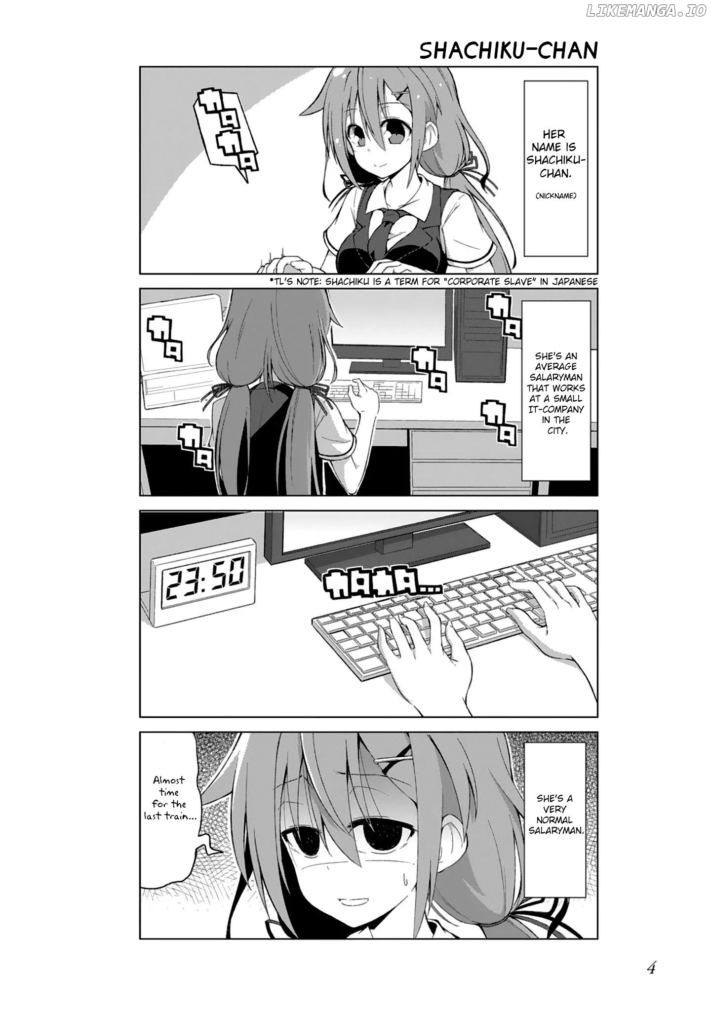 Ikinokore! Shachiku-chan chapter 1 - page 6