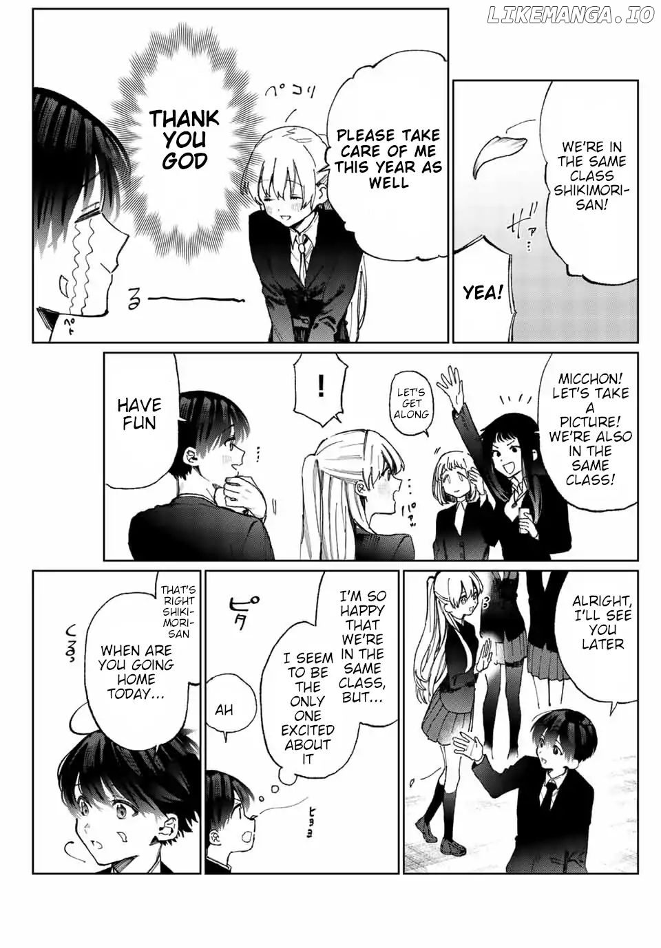 Shikimori's Not Just A Cutie chapter 6.1 - page 4