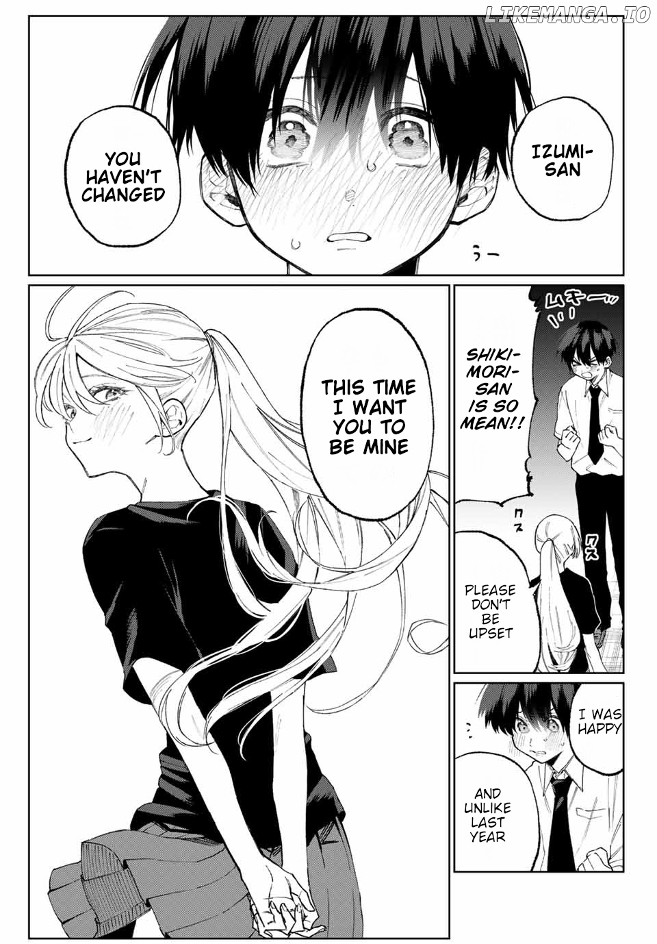 Shikimori's Not Just A Cutie chapter 38 - page 12
