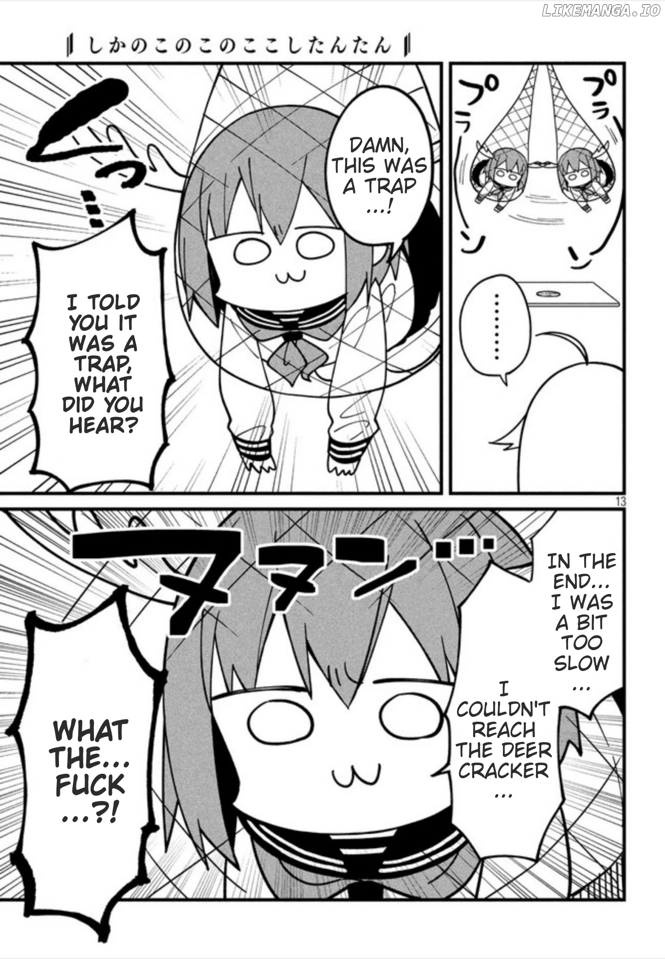 Shikanoko Nokonoko Koshitantan chapter 7 - page 14