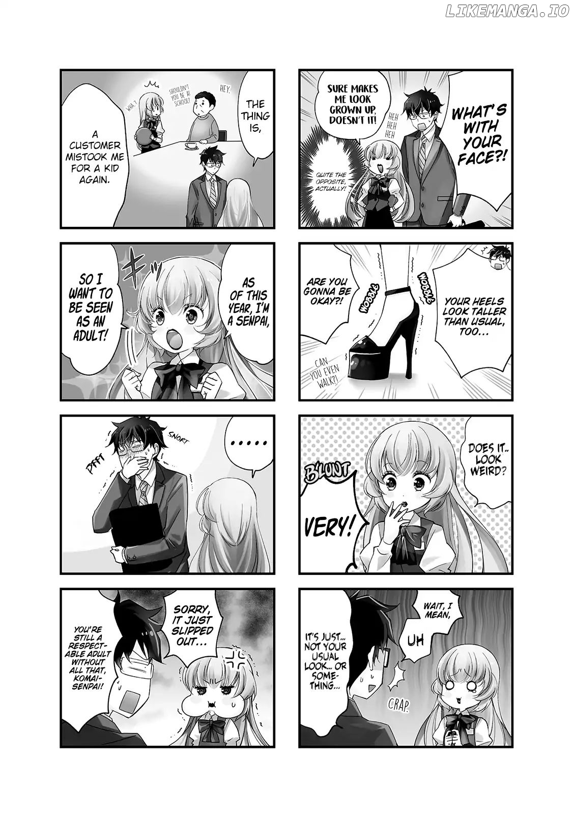 my Short Senpai is Way Too Cute chapter 4 - page 3