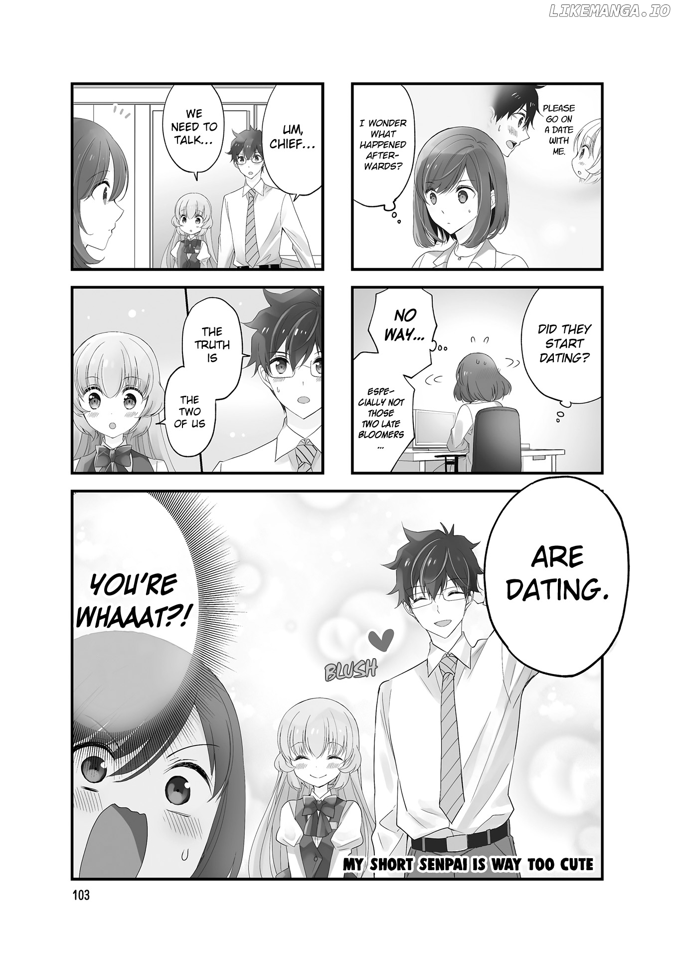 my Short Senpai is Way Too Cute chapter 29 - page 2