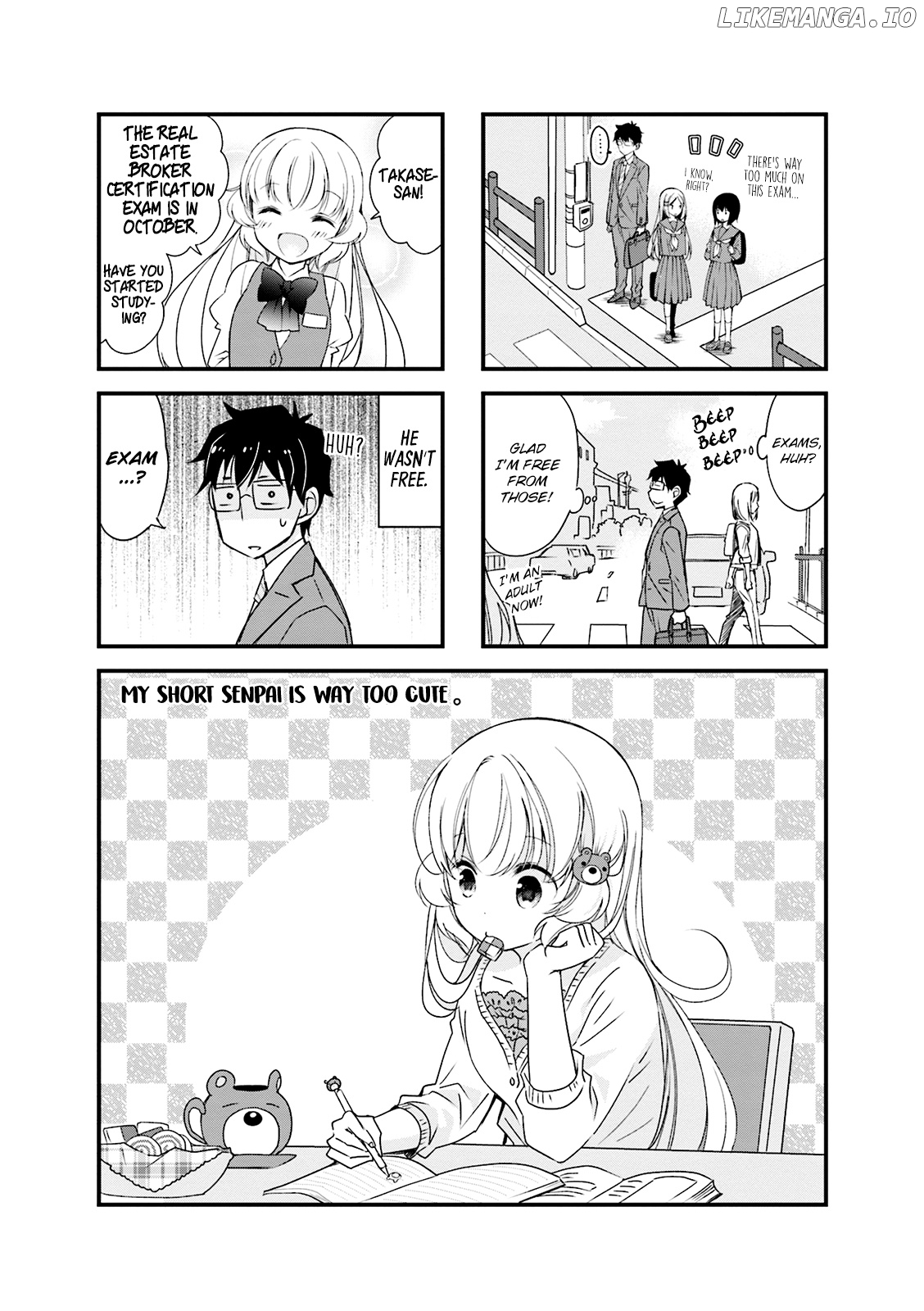 my Short Senpai is Way Too Cute chapter 10 - page 2