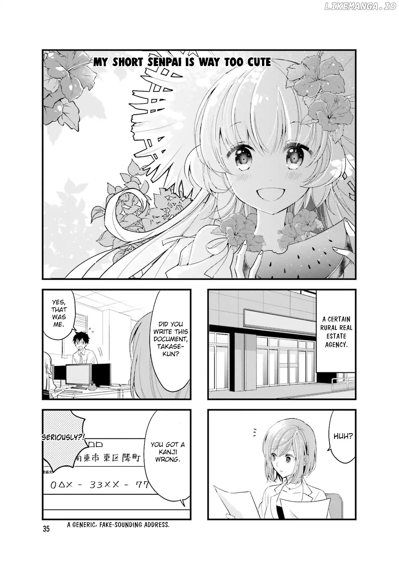 my Short Senpai is Way Too Cute chapter 20 - page 2