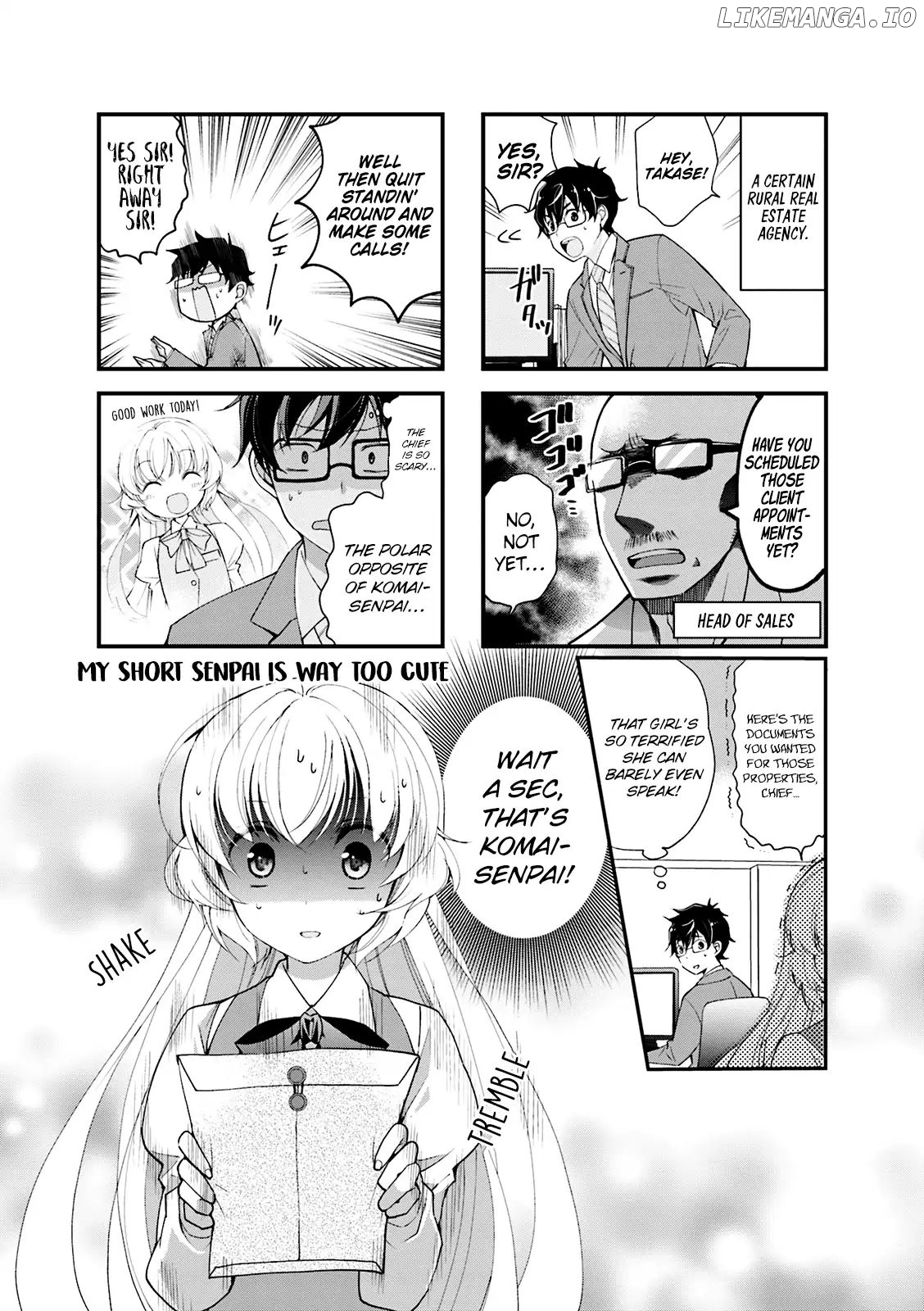 my Short Senpai is Way Too Cute chapter 2 - page 2
