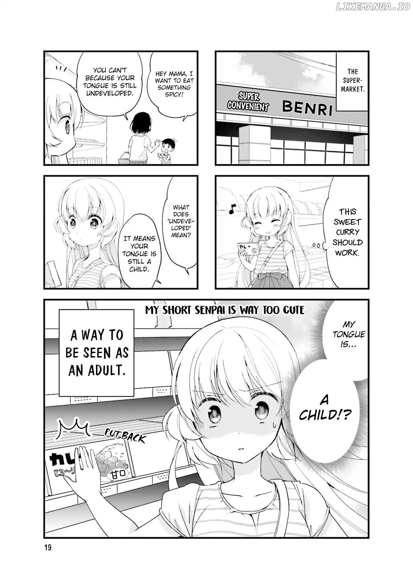 my Short Senpai is Way Too Cute chapter 18 - page 2