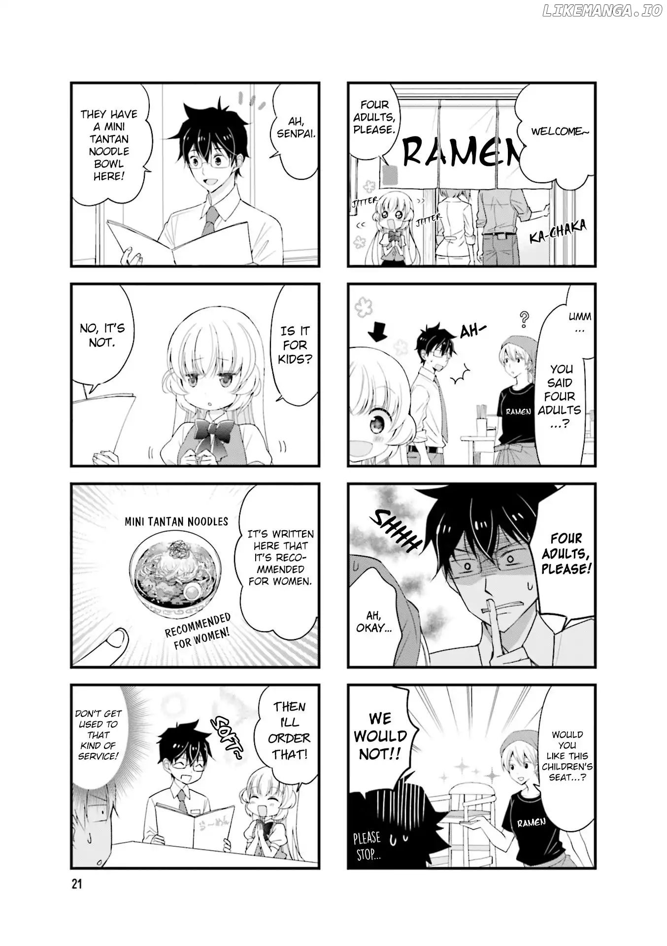 my Short Senpai is Way Too Cute chapter 18 - page 4