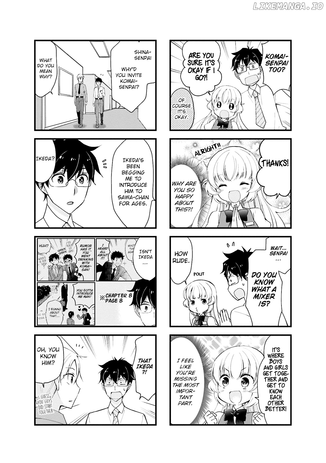 my Short Senpai is Way Too Cute chapter 13 - page 4