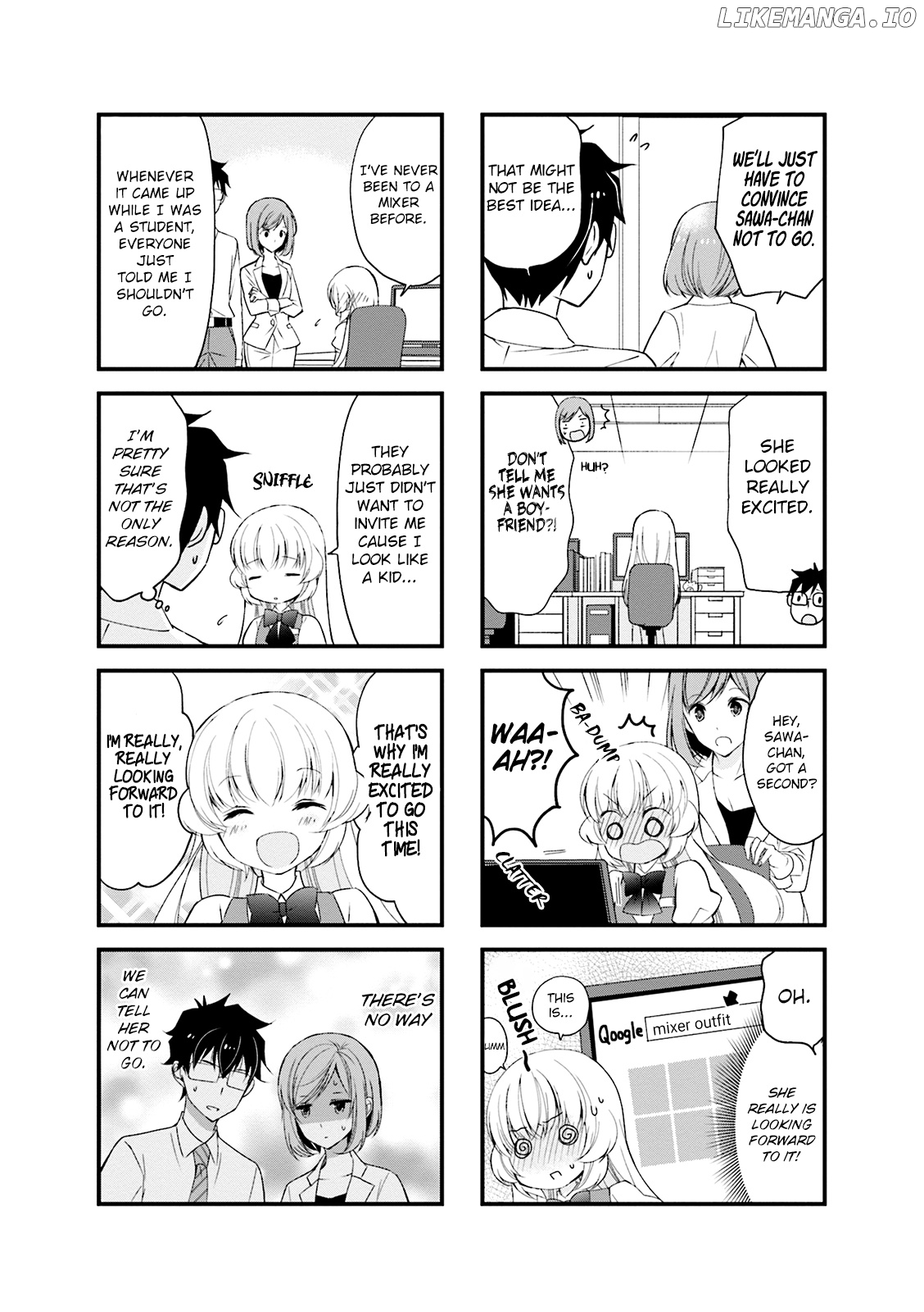 my Short Senpai is Way Too Cute chapter 13 - page 8