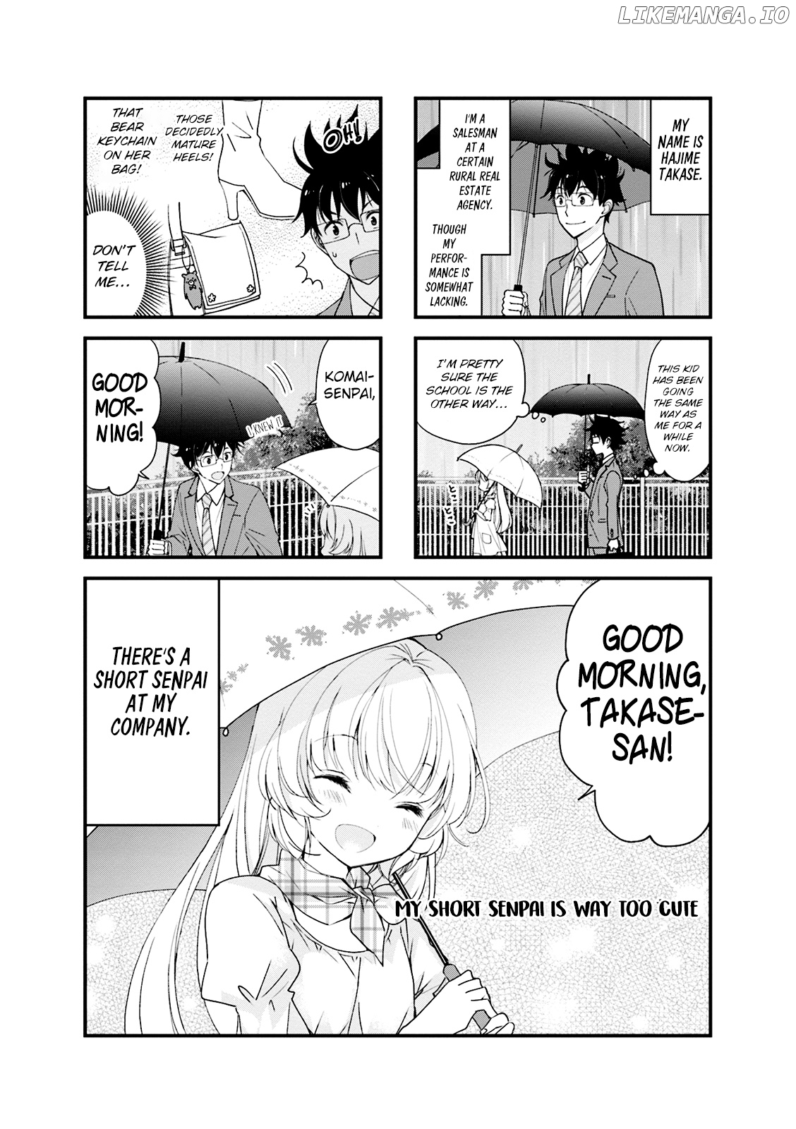 my Short Senpai is Way Too Cute chapter 12 - page 1