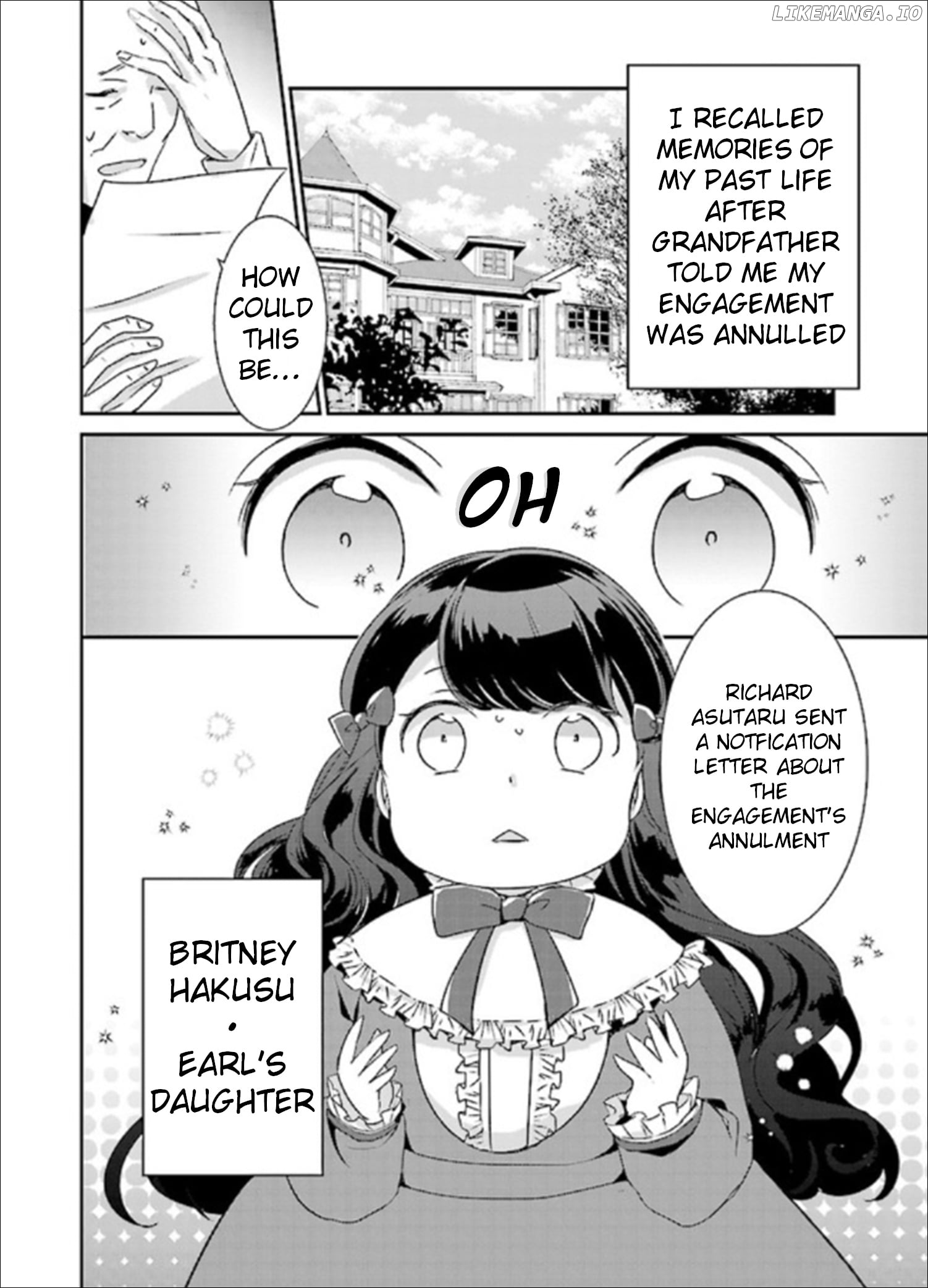 Tensei Saki ga Shoujo Manga no Shiro Buta Reijou datta chapter 1 - page 4