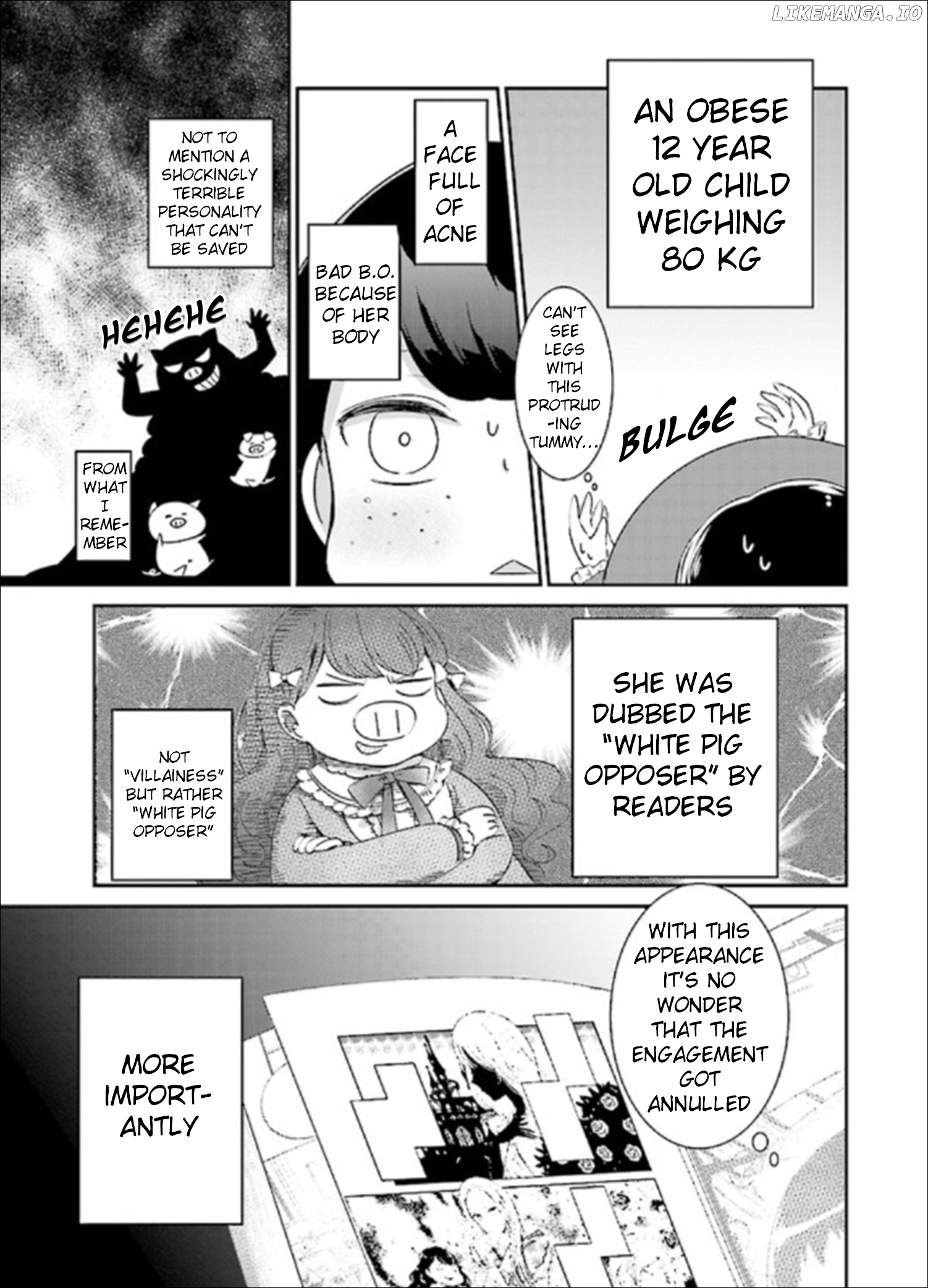 Tensei Saki ga Shoujo Manga no Shiro Buta Reijou datta chapter 1 - page 5