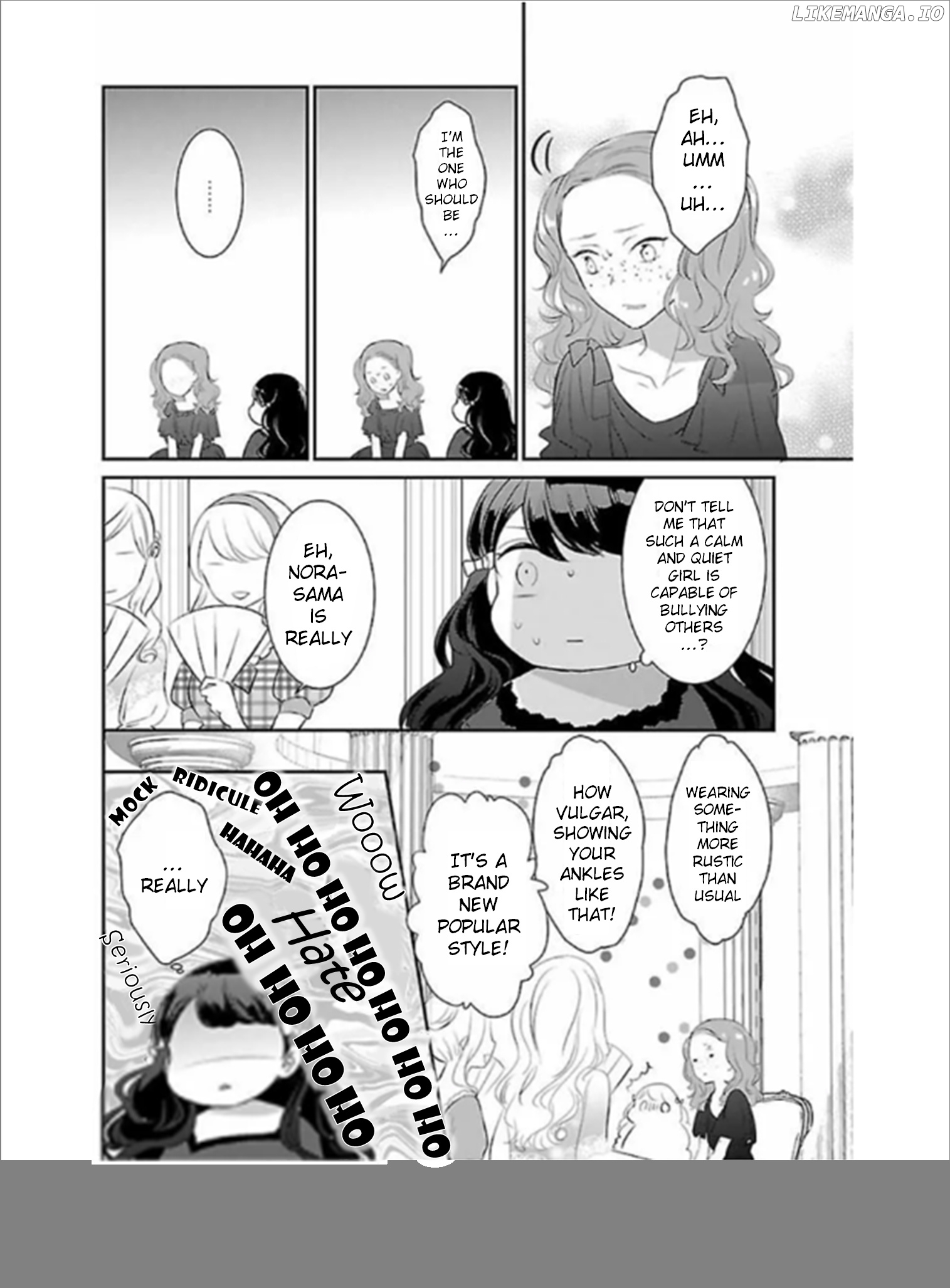 Tensei Saki ga Shoujo Manga no Shiro Buta Reijou datta chapter 4 - page 6