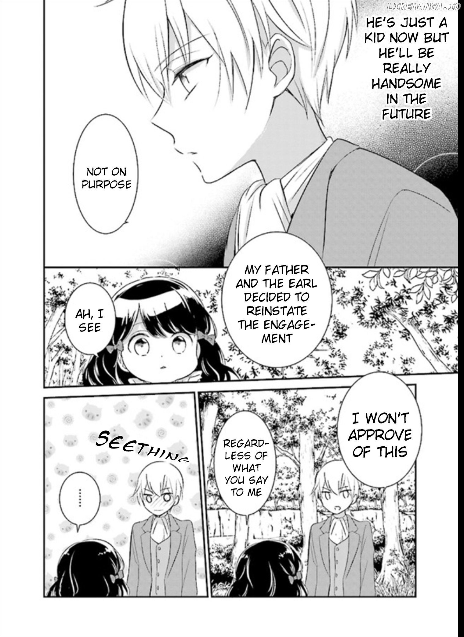 Tensei Saki ga Shoujo Manga no Shiro Buta Reijou datta chapter 2.2 - page 2