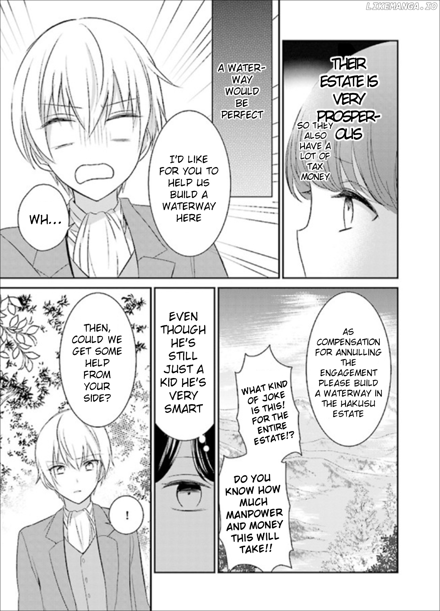 Tensei Saki ga Shoujo Manga no Shiro Buta Reijou datta chapter 2.2 - page 5