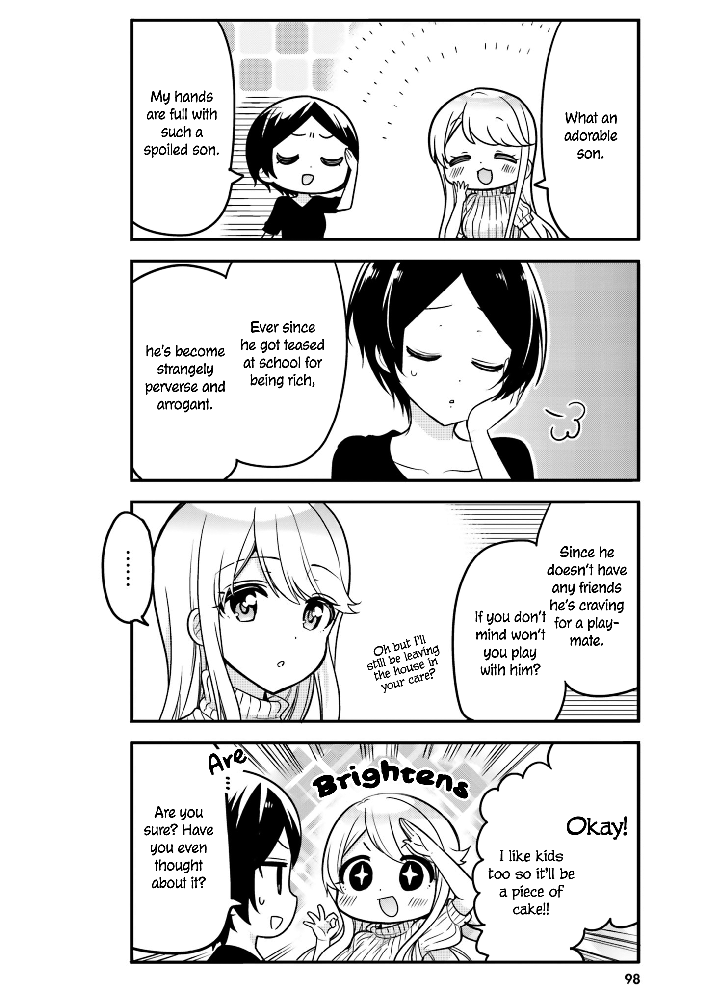 Tekito Na Maid No Oneesan & Erasou De Ichizu Na Botchan chapter 8 - page 8