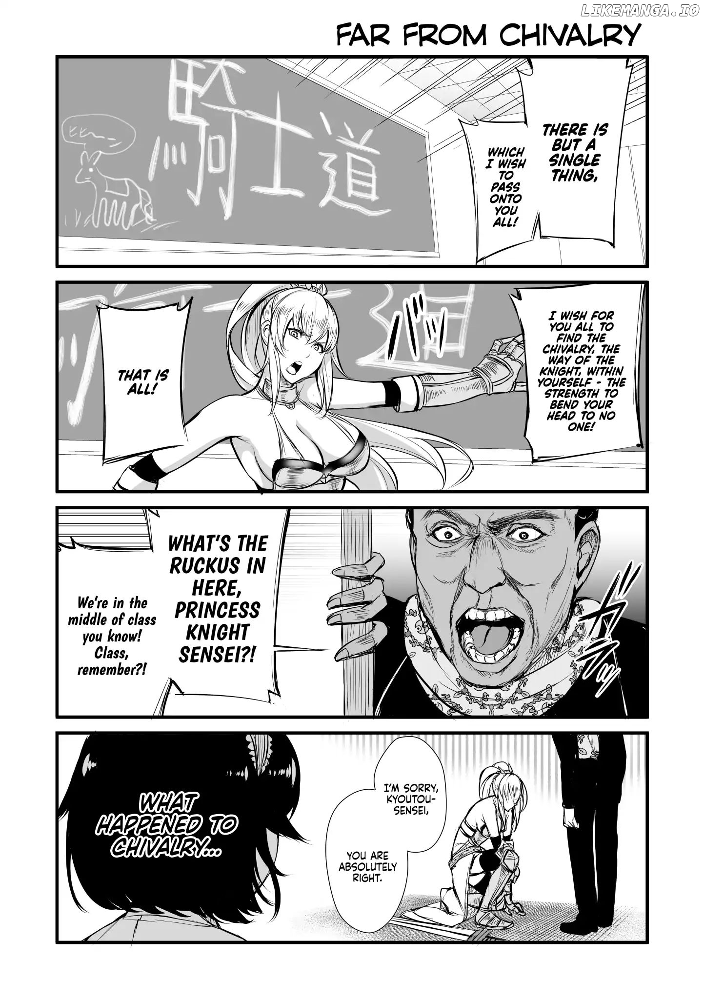 I'm Sorry. Princess Knight Teacher (Webcomic) chapter 1 - page 4