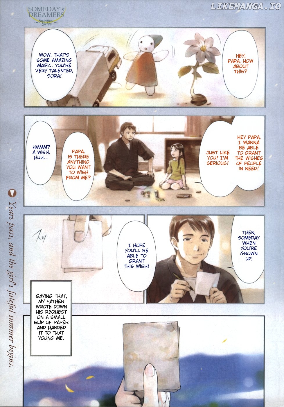 Mahou Tsukai ni Taisetsu na Koto - Natsu no Sora chapter 1 - page 2