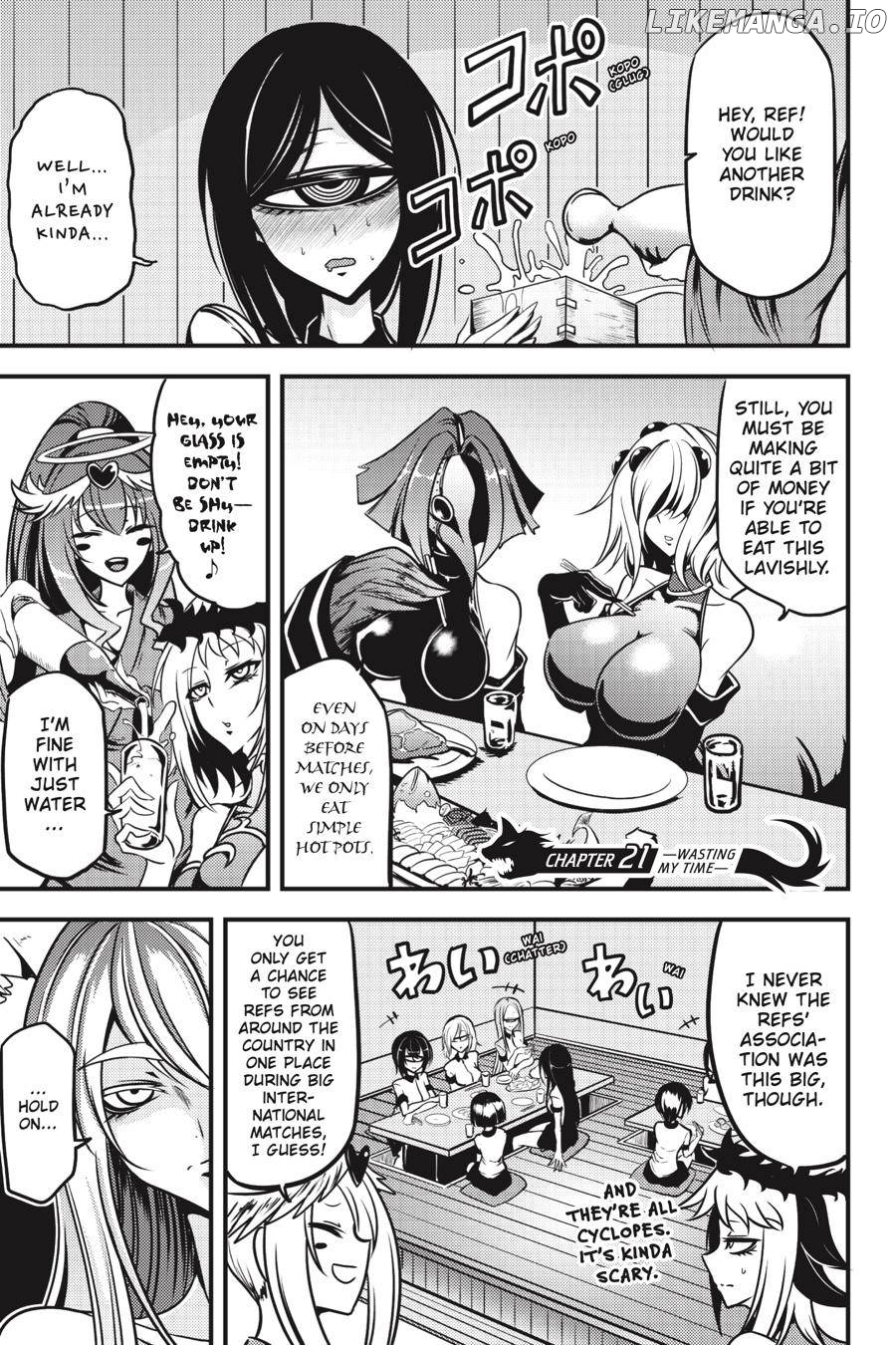 Monster Wrestling: Interspecies Combat Girls chapter 21 - page 1
