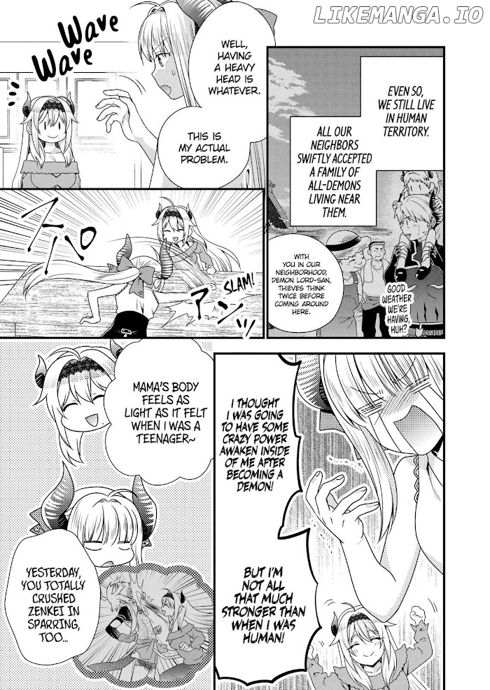 Maou desu. Onna Yuusha no Hahaoya to Saikon Shita no de, Onna Yuusha ga Giri no Musume ni Narimashita. chapter 52 - page 7