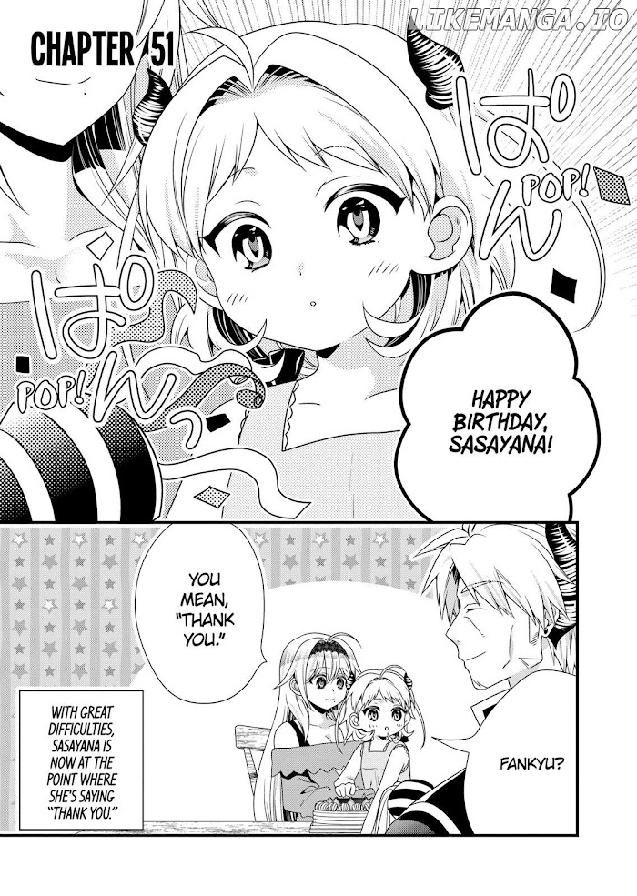 Maou desu. Onna Yuusha no Hahaoya to Saikon Shita no de, Onna Yuusha ga Giri no Musume ni Narimashita. chapter 51 - page 1