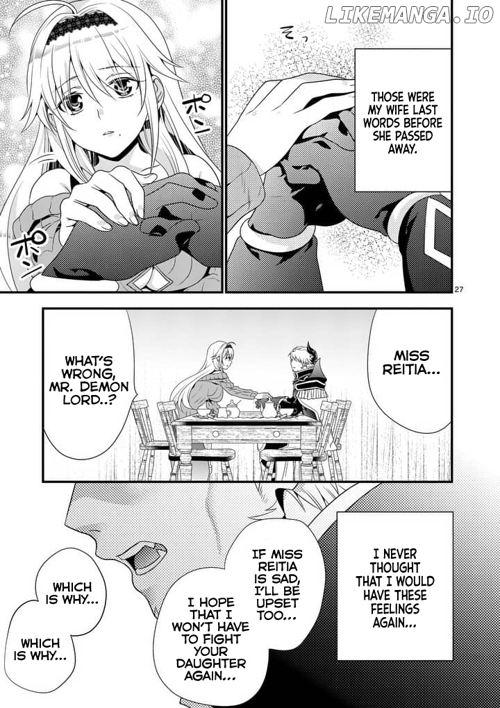 Maou desu. Onna Yuusha no Hahaoya to Saikon Shita no de, Onna Yuusha ga Giri no Musume ni Narimashita. chapter 1 - page 27