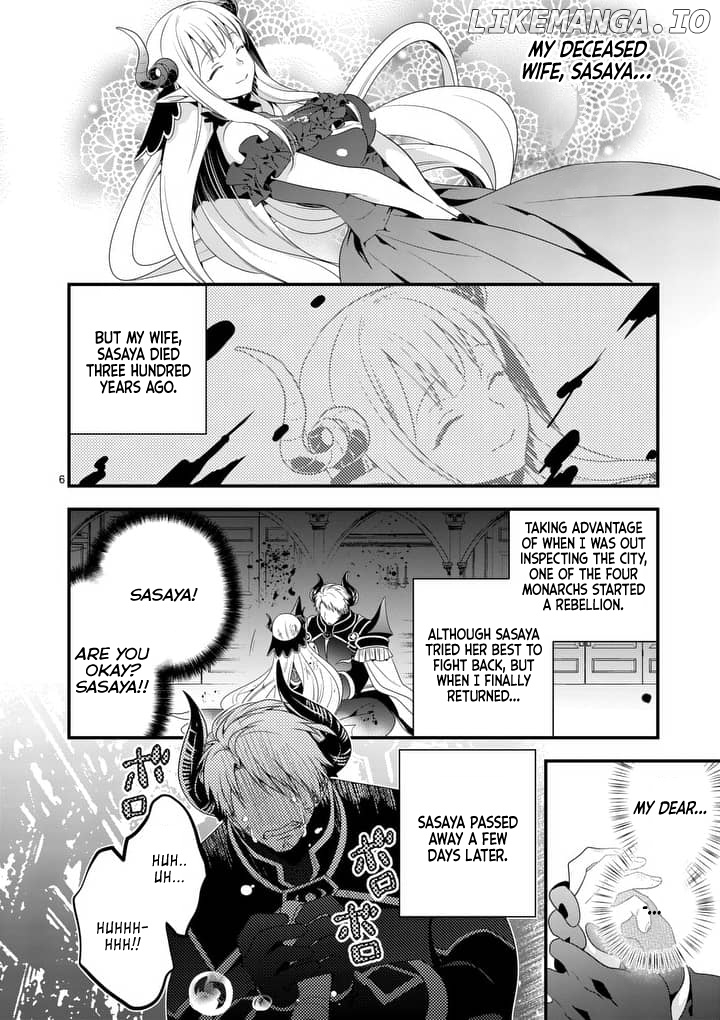 Maou desu. Onna Yuusha no Hahaoya to Saikon Shita no de, Onna Yuusha ga Giri no Musume ni Narimashita. chapter 1 - page 6