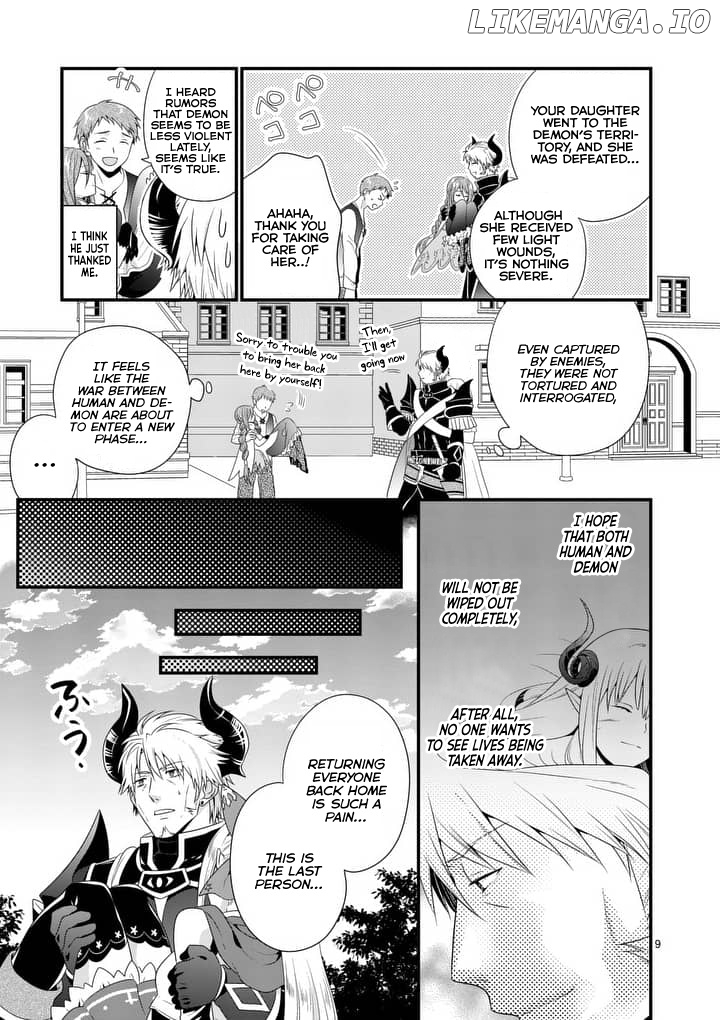 Maou desu. Onna Yuusha no Hahaoya to Saikon Shita no de, Onna Yuusha ga Giri no Musume ni Narimashita. chapter 1 - page 9
