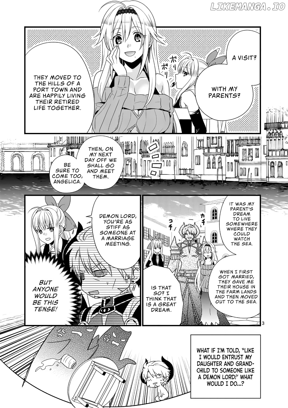 Maou desu. Onna Yuusha no Hahaoya to Saikon Shita no de, Onna Yuusha ga Giri no Musume ni Narimashita. chapter 8 - page 3