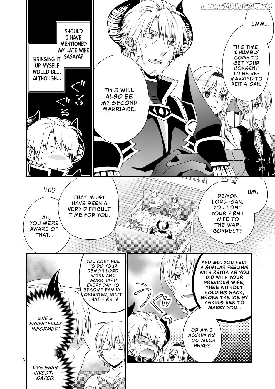 Maou desu. Onna Yuusha no Hahaoya to Saikon Shita no de, Onna Yuusha ga Giri no Musume ni Narimashita. chapter 8 - page 6