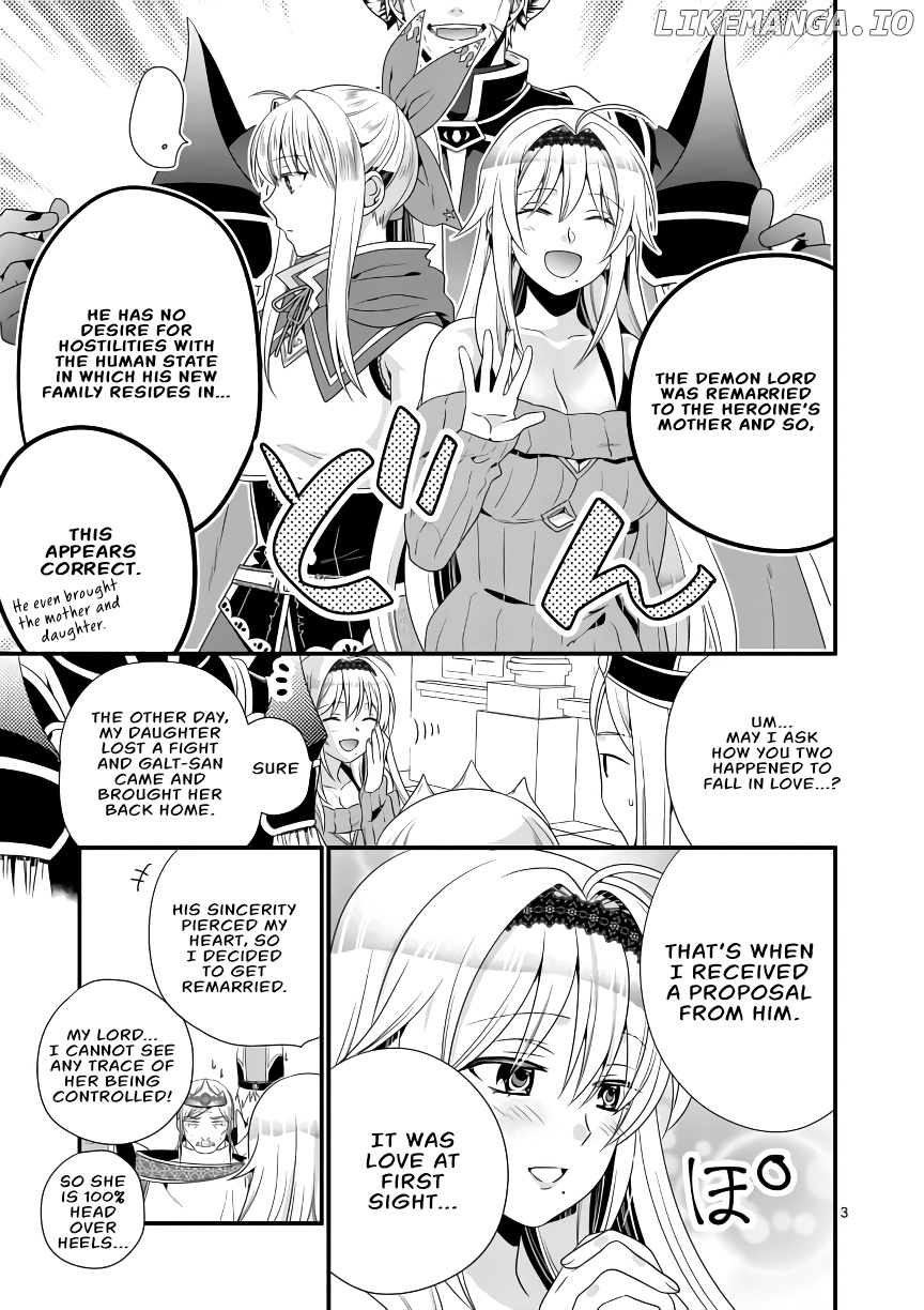 Maou desu. Onna Yuusha no Hahaoya to Saikon Shita no de, Onna Yuusha ga Giri no Musume ni Narimashita. chapter 6 - page 4