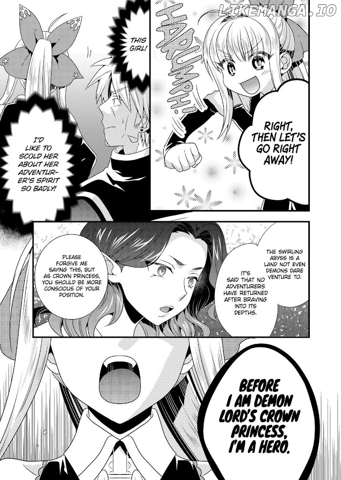 Maou desu. Onna Yuusha no Hahaoya to Saikon Shita no de, Onna Yuusha ga Giri no Musume ni Narimashita. chapter 46 - page 11