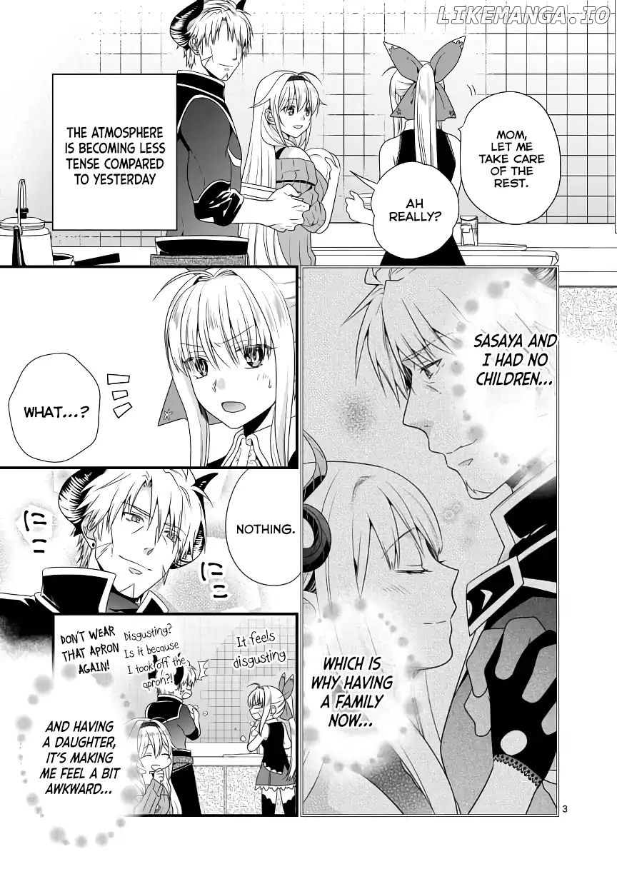 Maou desu. Onna Yuusha no Hahaoya to Saikon Shita no de, Onna Yuusha ga Giri no Musume ni Narimashita. chapter 4 - page 4