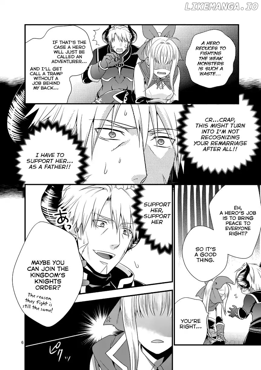 Maou desu. Onna Yuusha no Hahaoya to Saikon Shita no de, Onna Yuusha ga Giri no Musume ni Narimashita. chapter 4 - page 7